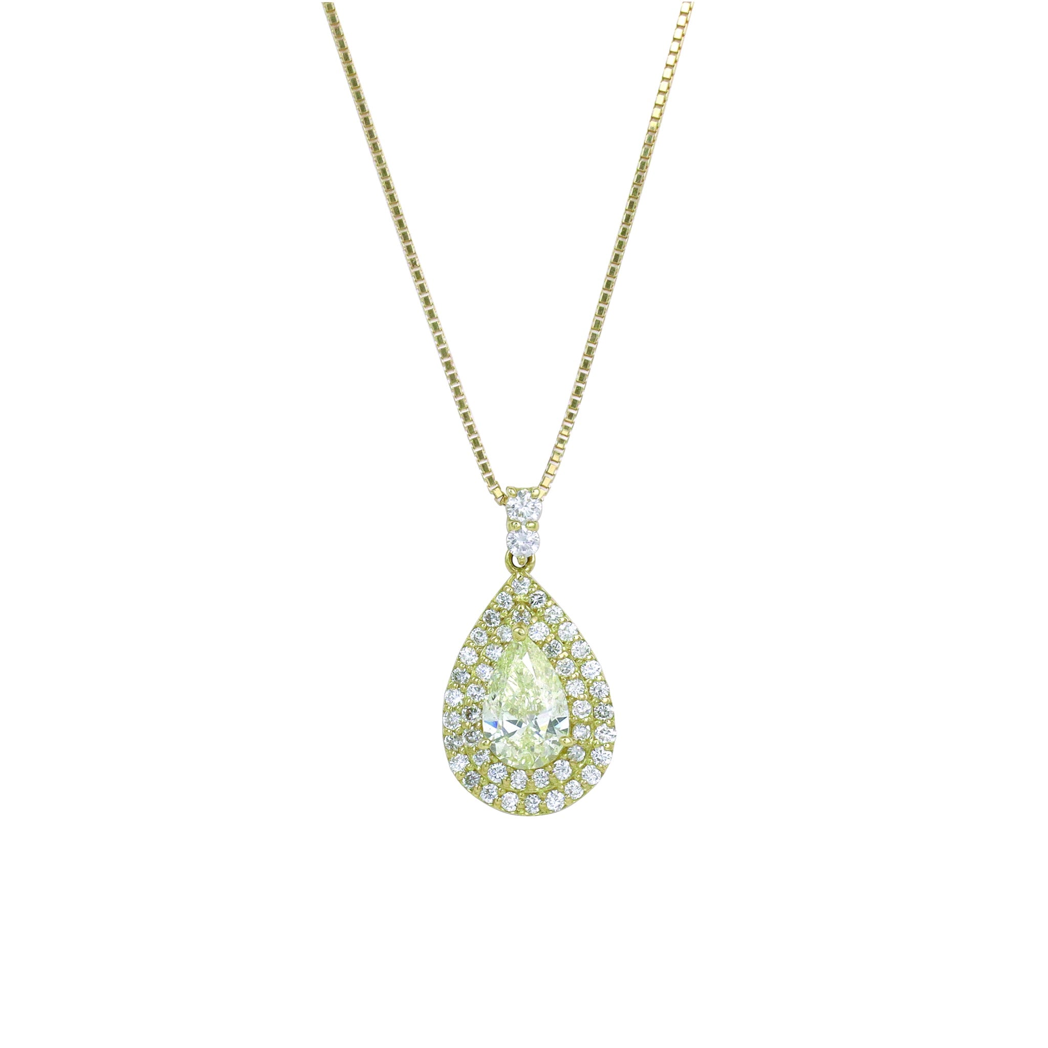 K18 ダイヤモンドペンダント